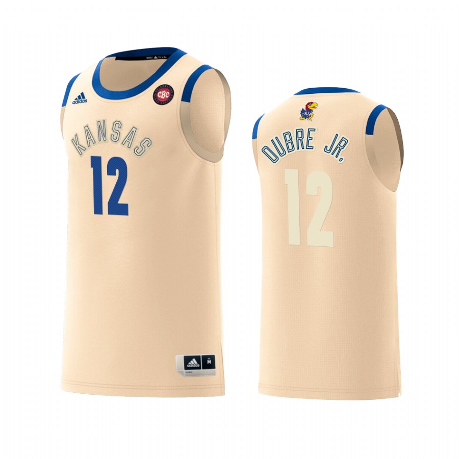 Kansas Jayhawks Kelly Oubre Jr. Cream Harlem Renaissance Jersey Phoenix Suns