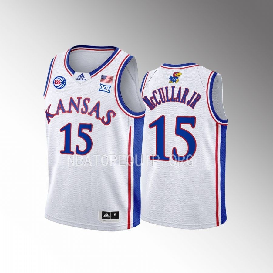 Kansas Jayhawks Kevin McCullar College  White Youth Jersey #15