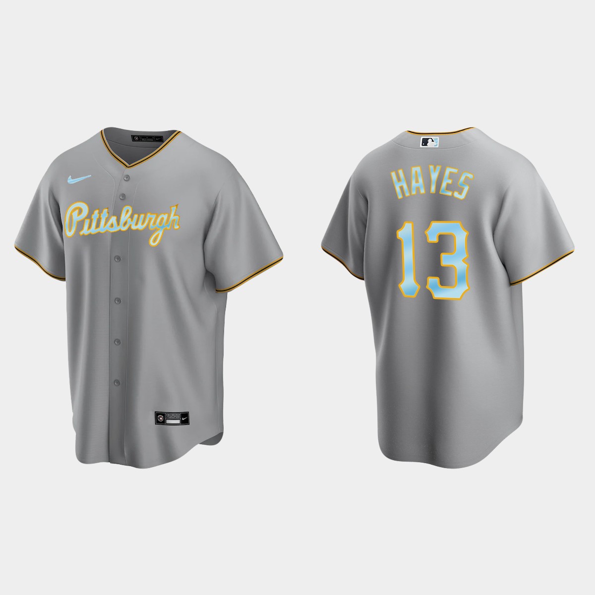 Ke'Bryan Hayes Pittsburgh Pirates 2022 Father's Day Jersey - Gray