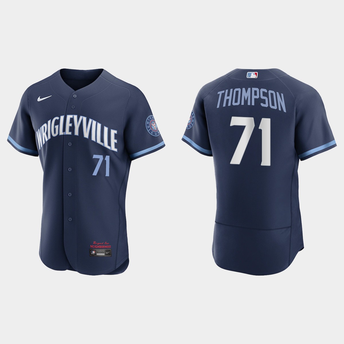 Keegan Thompson Chicago Cubs 2021 City Connect Jersey - Navy
