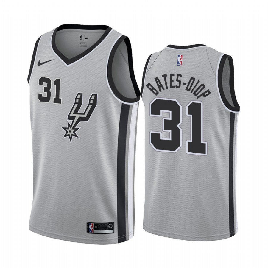 Keita Bates-Diop San Antonio Spurs 2021-22 Icon Edition Black #31 Jersey