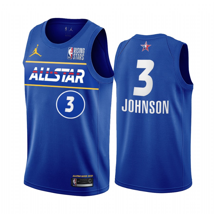 Keldon Johnson USA Team 2021 Rising Stars Jersey Blue All-Star Spurs