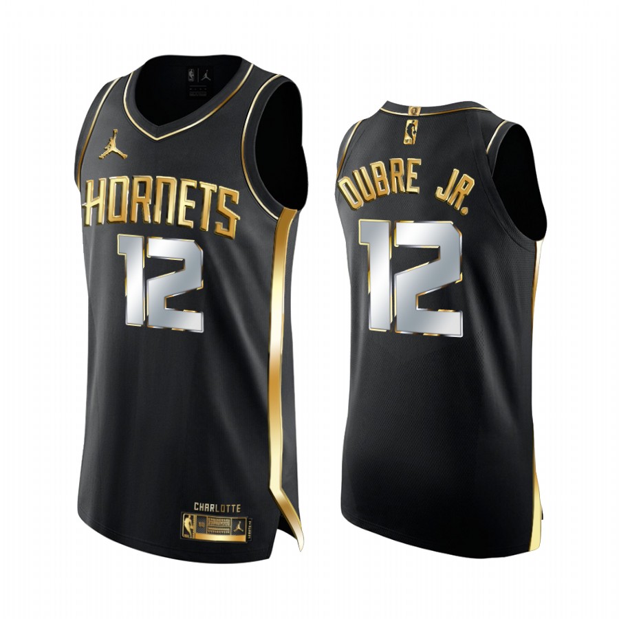 Kelly Oubre Jr. Charlotte Hornets 2021 Black Golden Edition Jersey