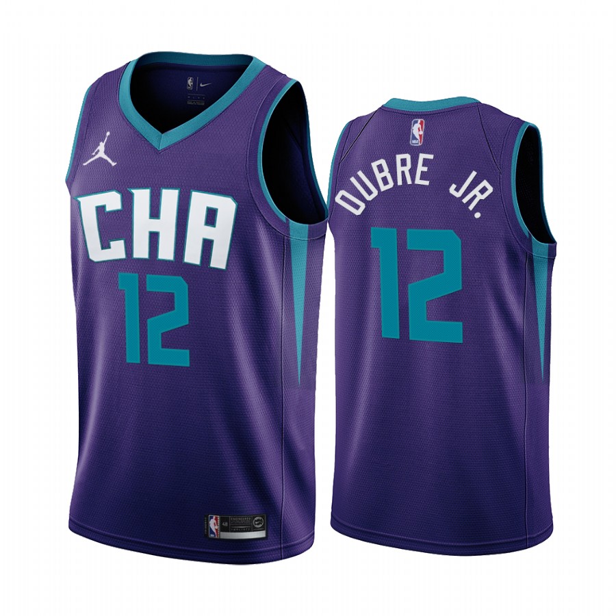 Kelly Oubre Jr. Charlotte Hornets Purple Statement Edition #12 Jersey 2021 Trade