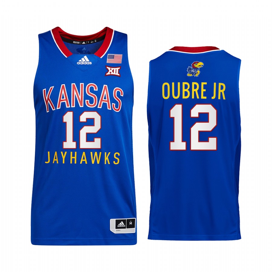 Kelly Oubre Jr. Kansas Jayhawks Royal Jersey College  Throwback
