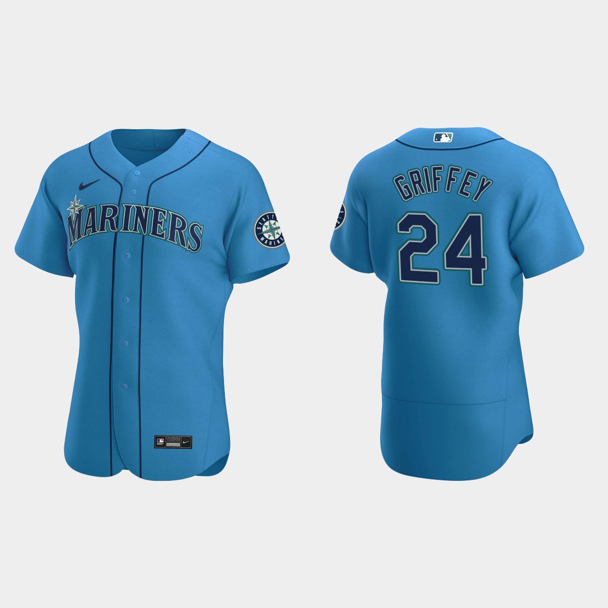 Ken Griffey Jr. #24 Seattle Mariners Royal 2020 Alternate Jersey