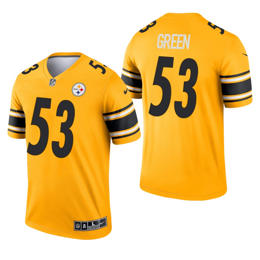 Kendrick Green Pittsburgh Steelers Gold Jersey Inverted Legend - Men's