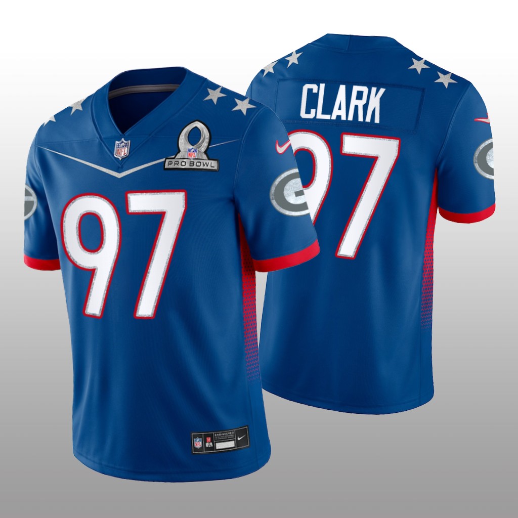 Kenny Clark Royal Game Jersey 2022 NFC Pro Bowl - Men's