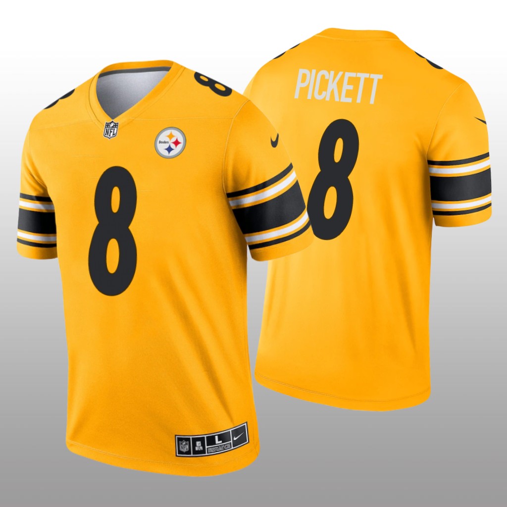 Kenny Pickett Pittsburgh Steelers Gold Jersey Inverted Legend - Men's