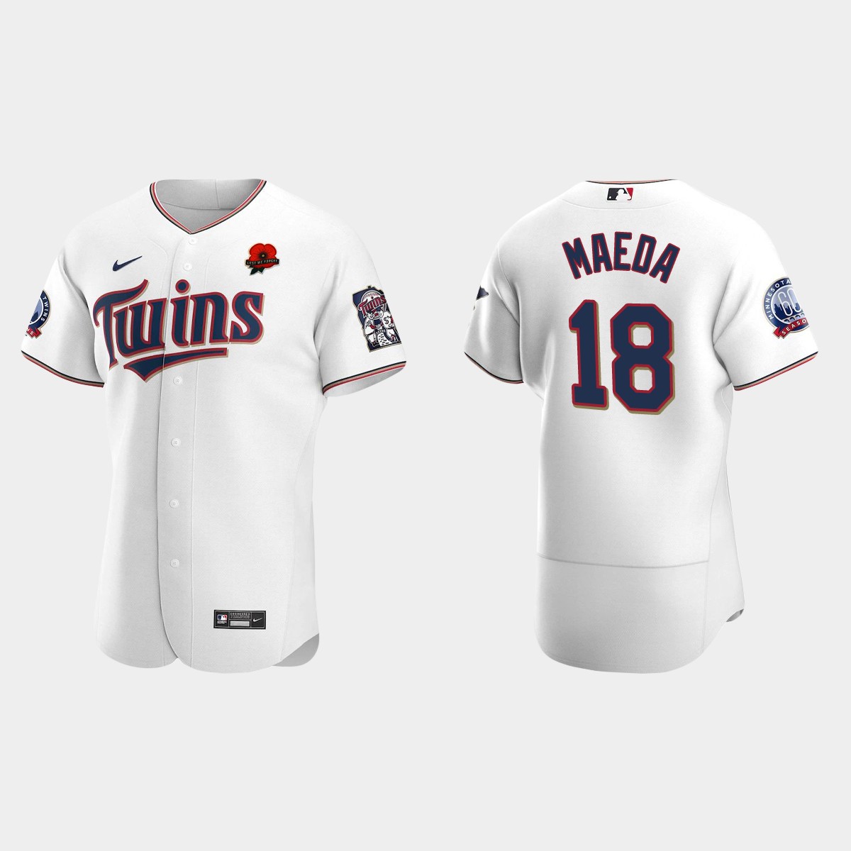 Kenta Maeda Minnesota Twins 2021 Memorial Day Jersey - White