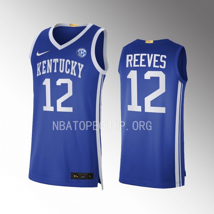 Kentucky Wildcats Antonio Reeves Jersey 2022-23 Limited  Royal Uniform