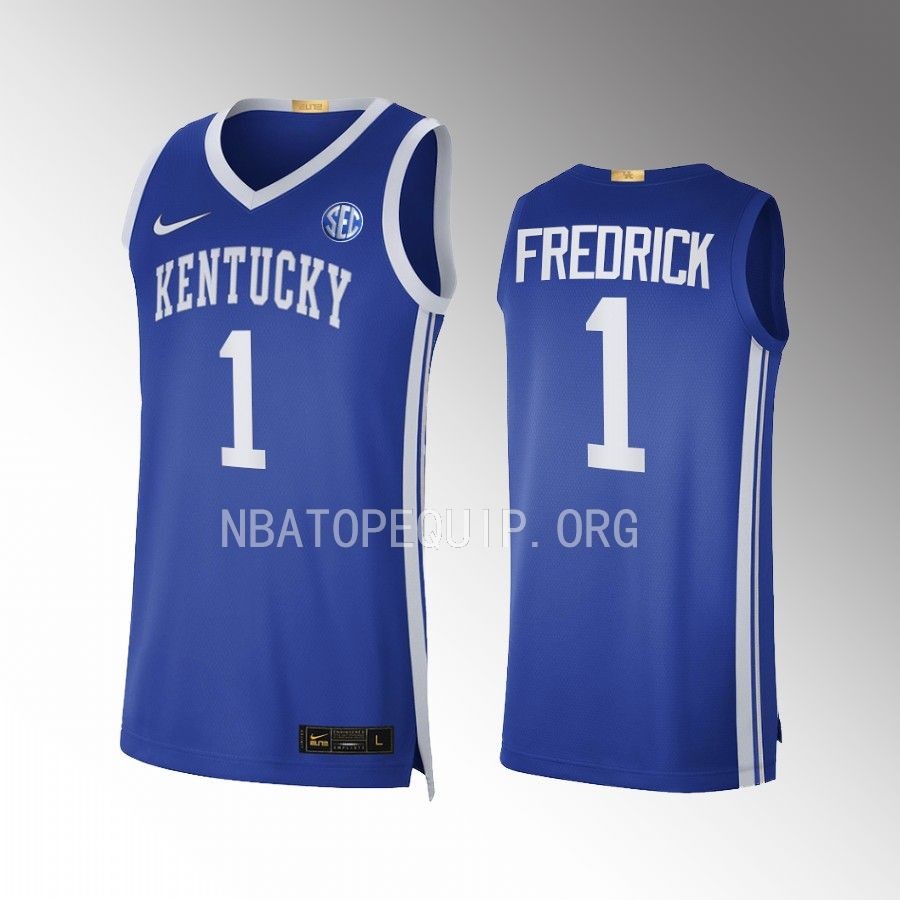 Kentucky Wildcats CJ Fredrick Jersey 2022-23 Limited  Royal Uniform