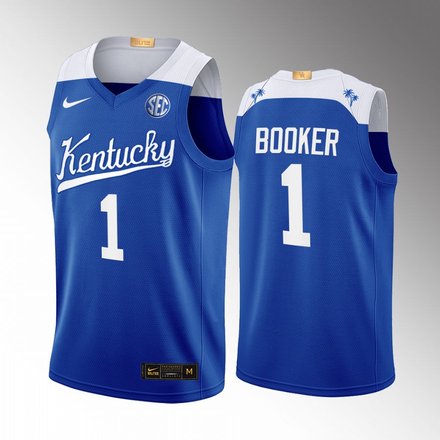 Kentucky Wildcats Devin Booker Jersey College  Blue Alumni Uniform