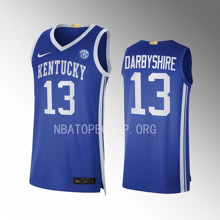 Kentucky Wildcats Grant Darbyshire Jersey 2022-23 Limited  Royal Uniform