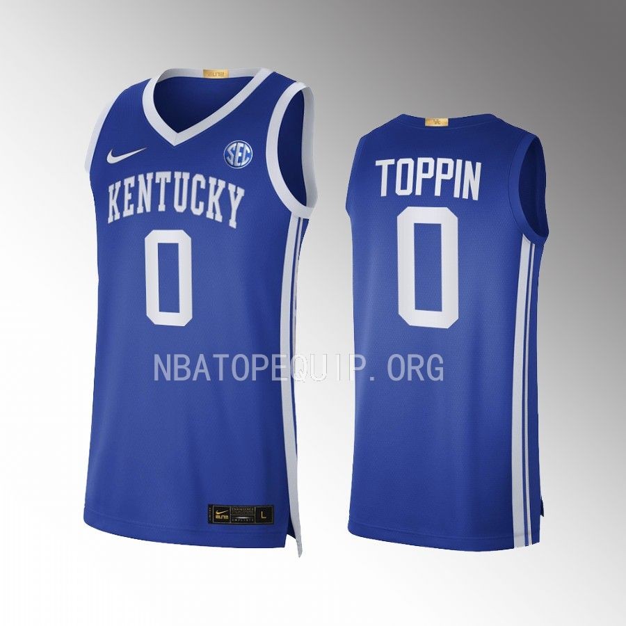 Kentucky Wildcats Jacob Toppin Jersey 2022-23 Limited  Royal Uniform