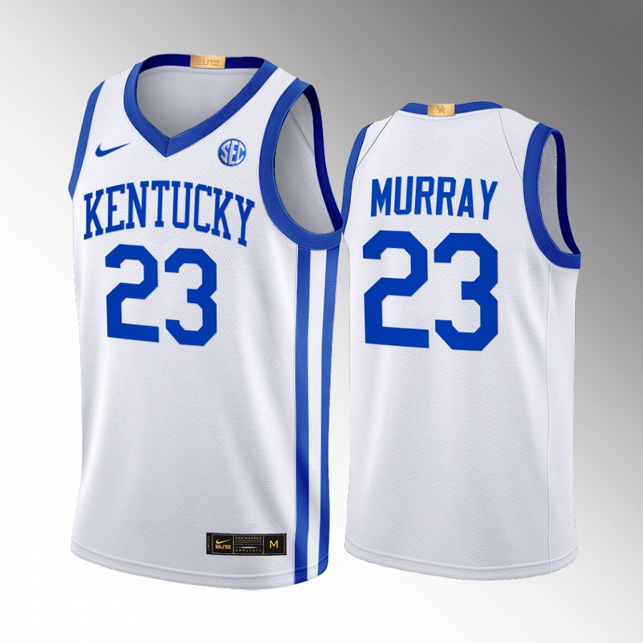 Kentucky Wildcats Jamal Murray Jersey 2022-23 Home White Alumni  Uniform