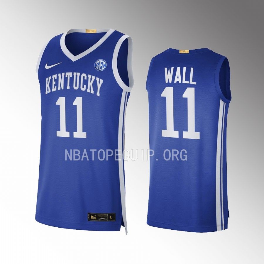 Kentucky Wildcats John Wall Jersey Limited  Royal NBA Alumni Uniform