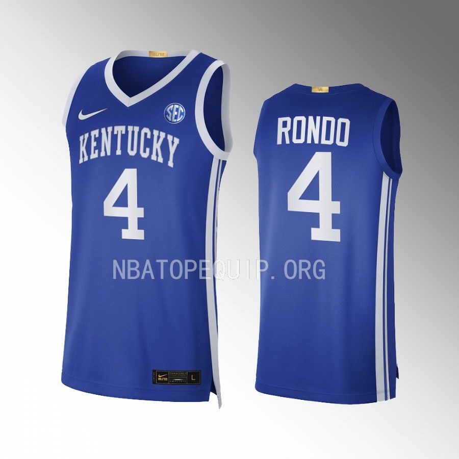 Kentucky Wildcats Rajon Rondo Jersey Limited  Royal NBA Alumni Uniform