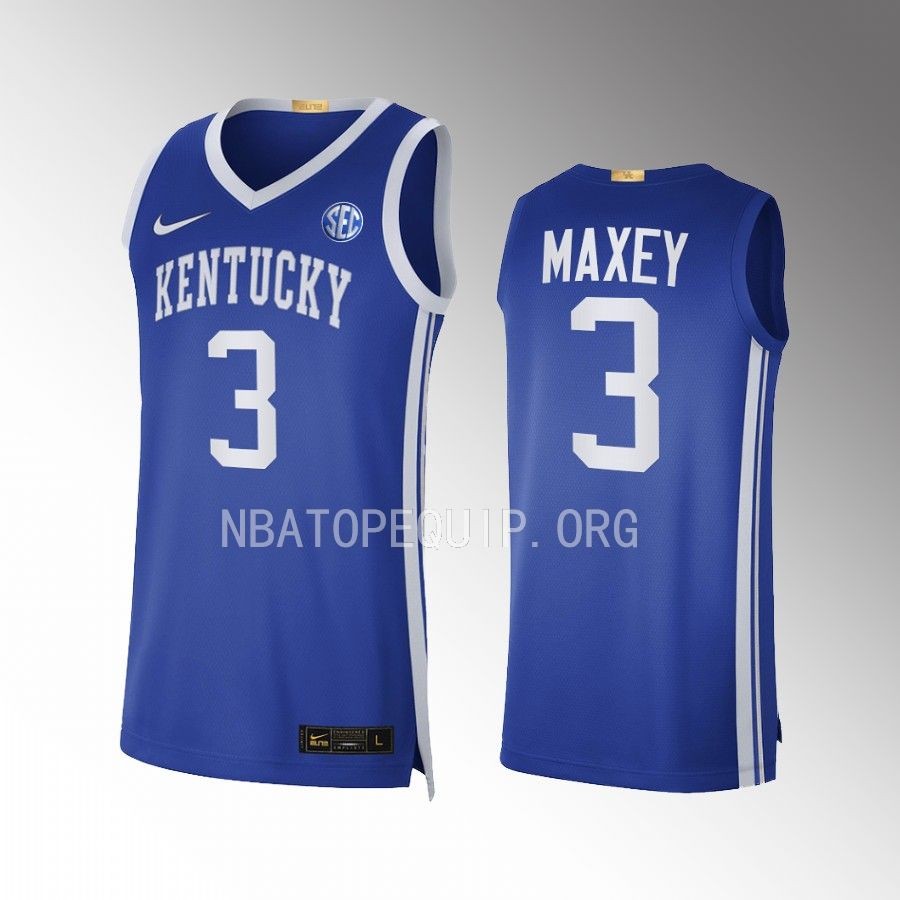 Kentucky Wildcats Tyrese Maxey Jersey Limited  Royal NBA Alumni Uniform