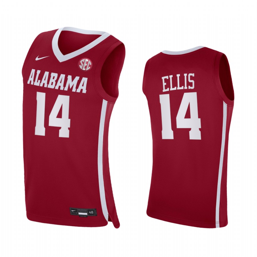 Keon Ellis Alabama Crimson Tide Red Jersey 2021-22 College
