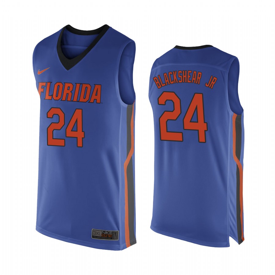 Kerry Blackshear Jr. Florida Gators #24  College  Jersey - Royal Blue