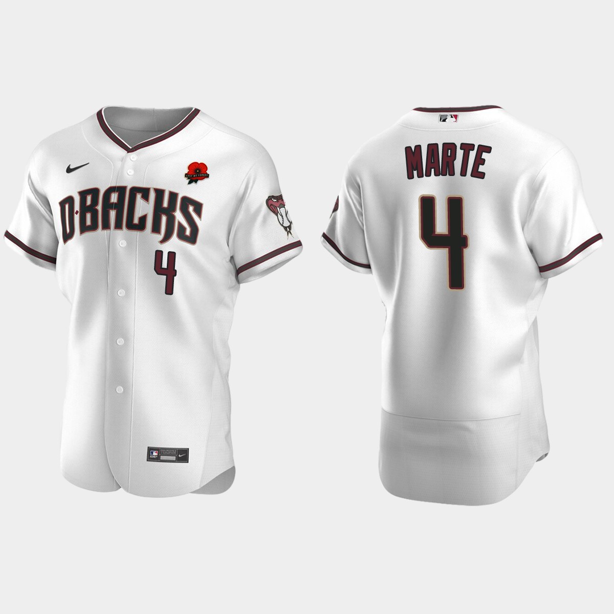 Ketel Marte Arizona Diamondbacks 2021 Memorial Day Jersey - White