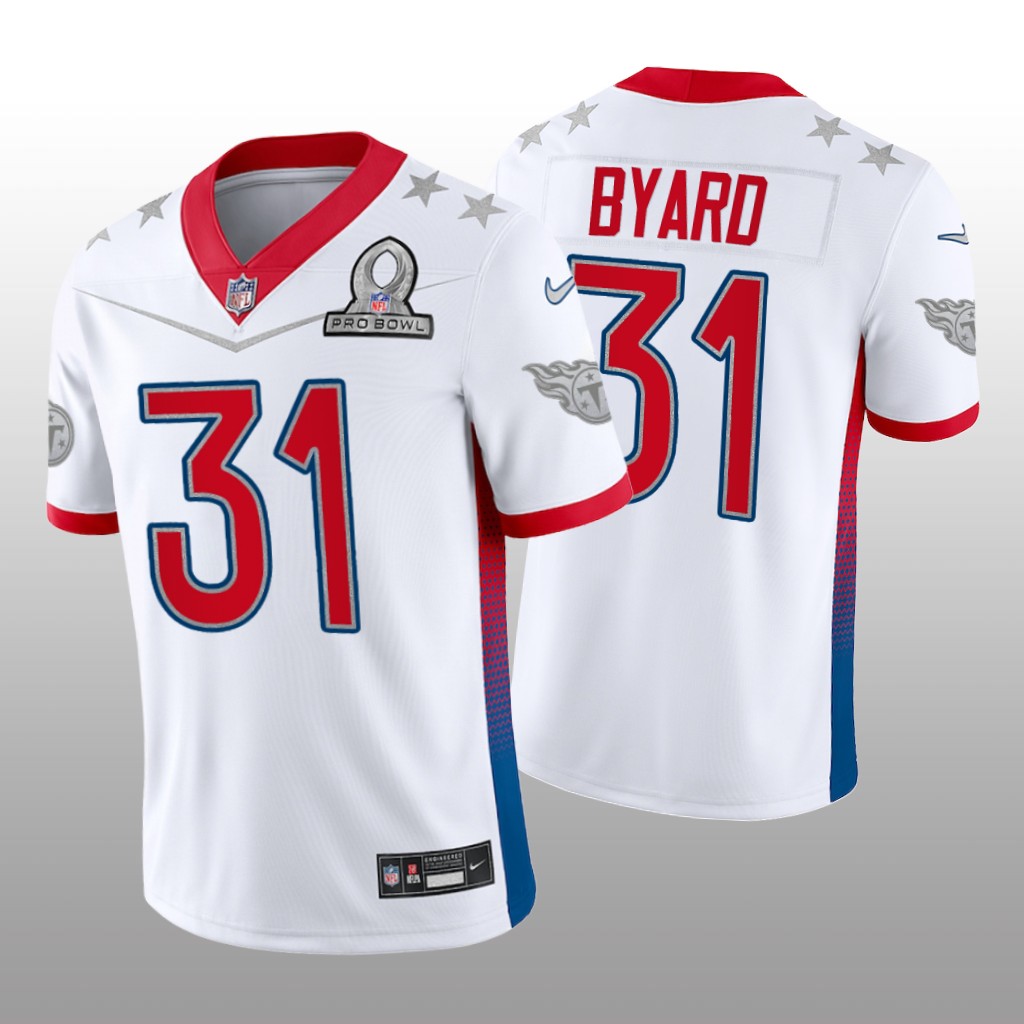 Kevin Byard White Game Jersey 2022 AFC Pro Bowl - Men's