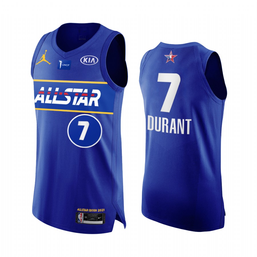 Kevin Durant 2021 All-Star Jersey Blue Eastern Conference Nets Uniform