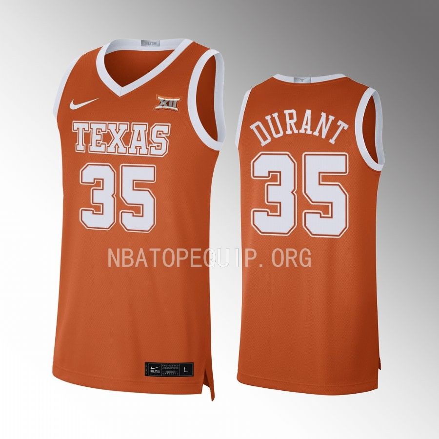 Kevin Durant Texas Longhorns Orange Jersey Limited  Alumni