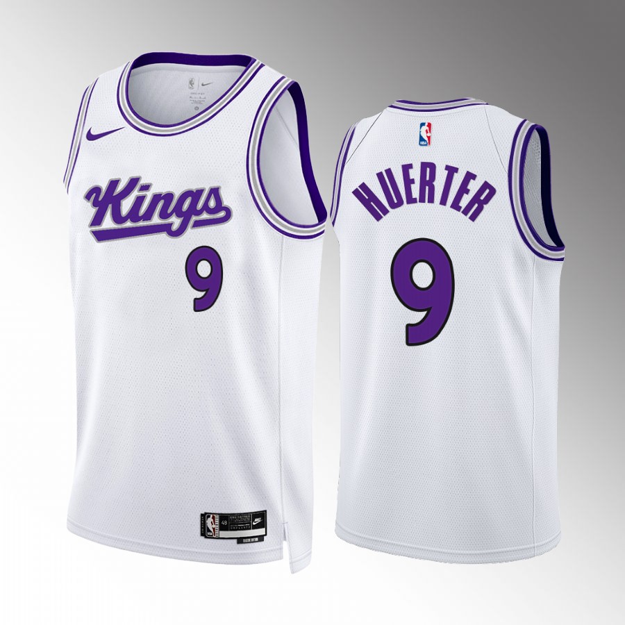 Kevin Huerter 2023-24 Sacramento Kings White #9 Association Edition Jersey Swingman