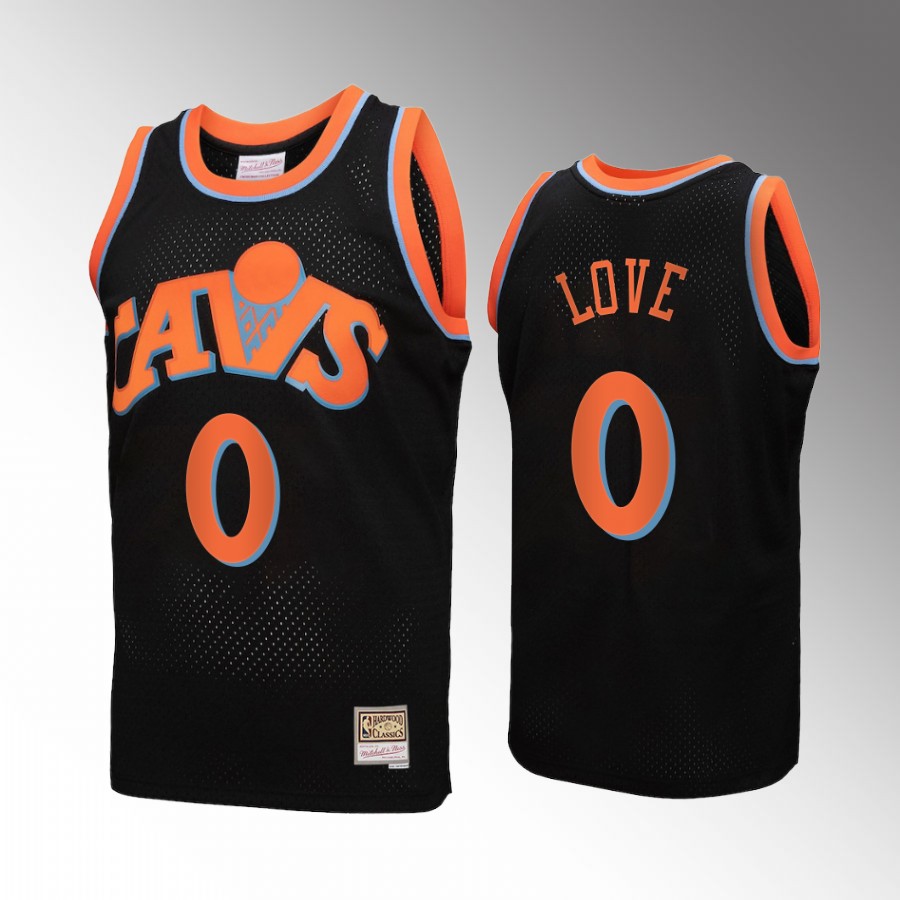 Kevin Love #0 Cleveland Cavaliers Reload 3.0 Black Mitchell Ness Jersey