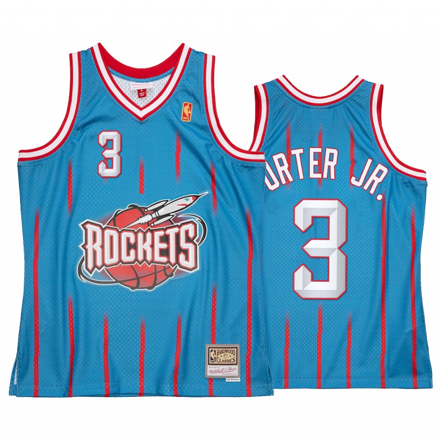 Kevin Porter Jr. #3 Houston Rockets Reload 2.0 Jersey Blue