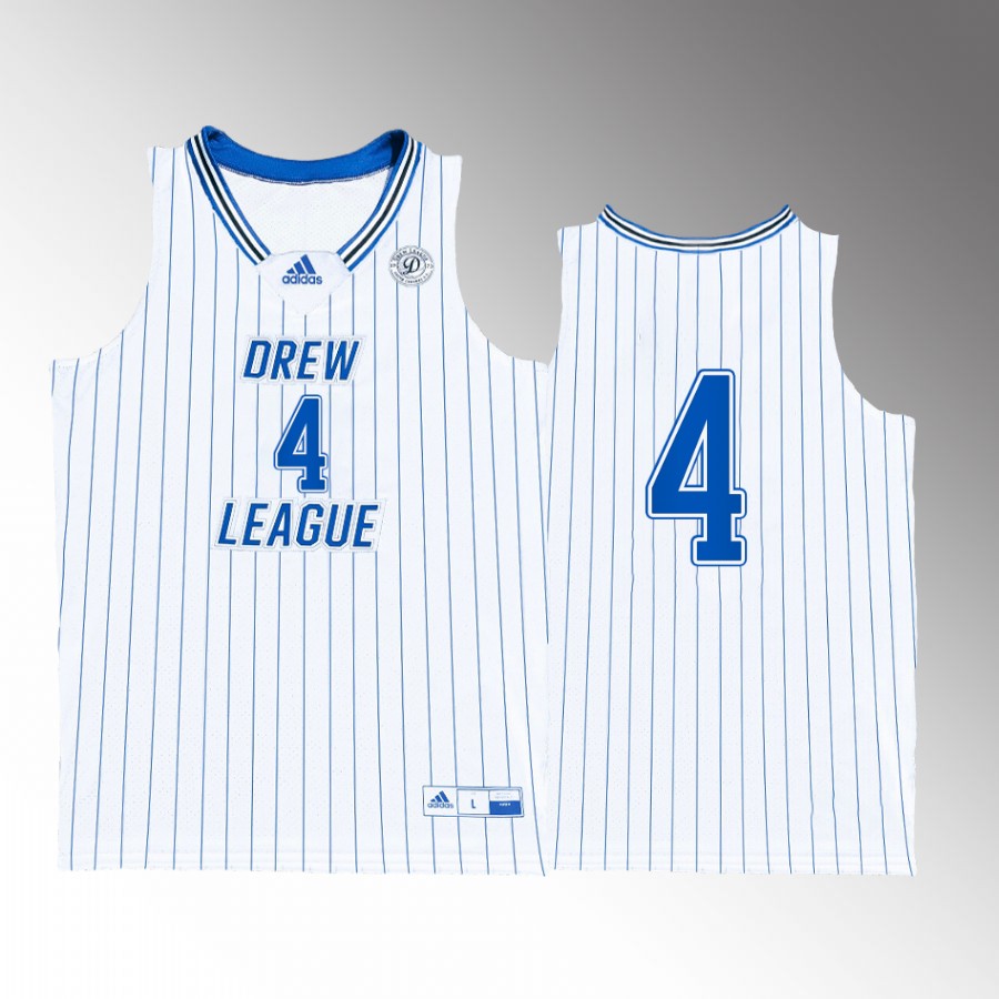 Kevin Porter Jr. Alumni  Drew League #4 White Jersey