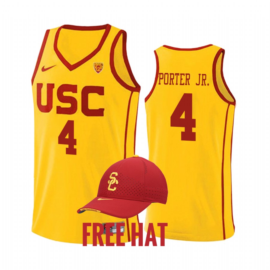 Kevin Porter Jr. USC Trojans Yellow Jersey College  NBA Alumni