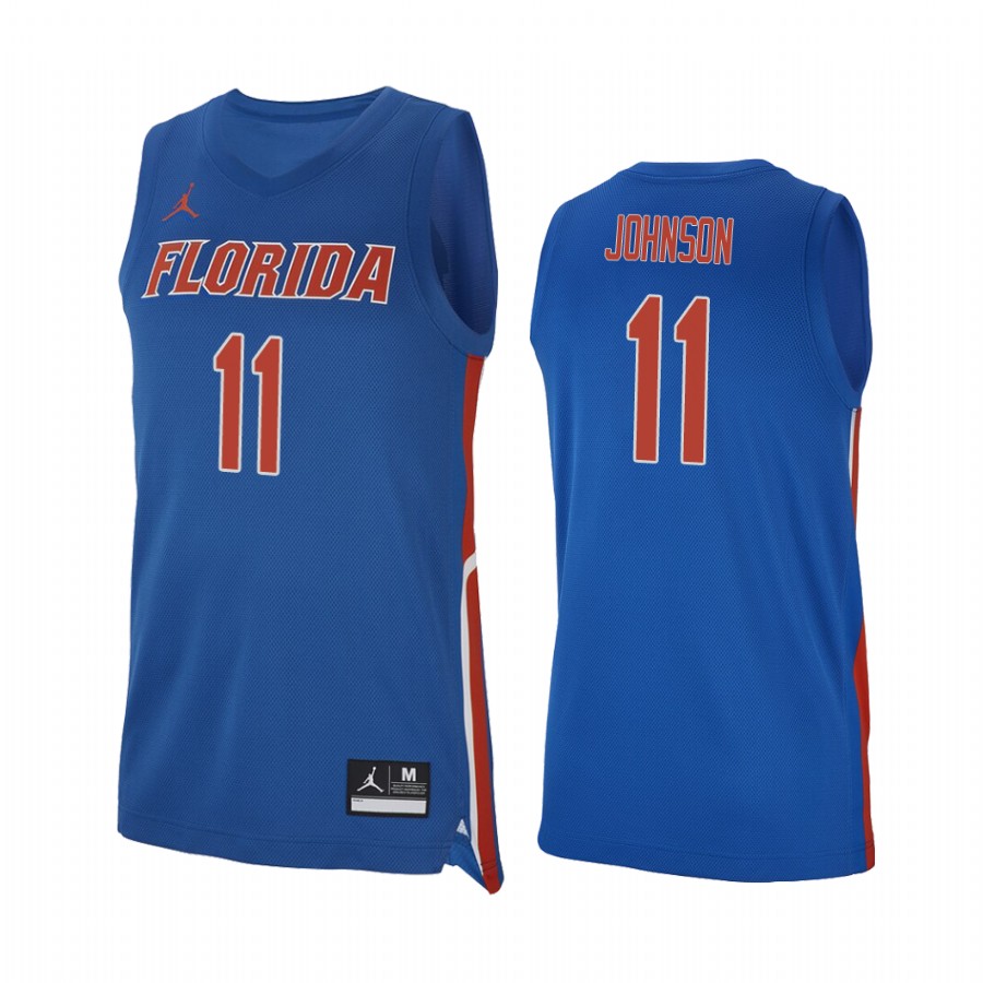 Keyontae Johnson Florida Gators #11  College  Jersey - Royal