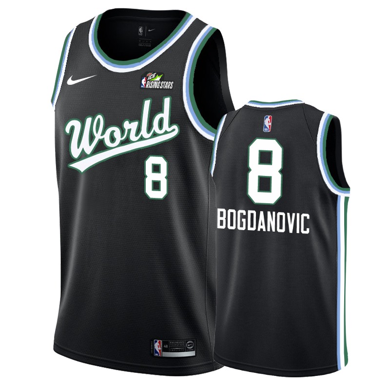 Kings Male Bogdan Bogdanovic #8 2019 Rising Star Black Team USA Jersey