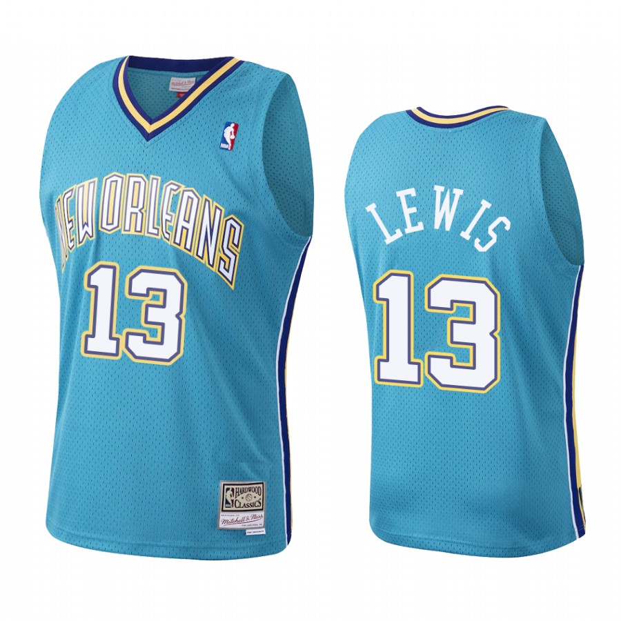 Kira Lewis Jr. 13 New Orleans Pelicans Throwback Teal Jersey HWC Mesh