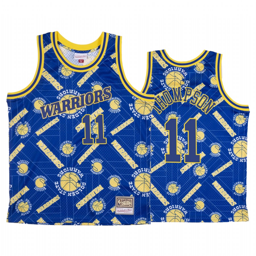 Klay Thompson #11 Golden State Warriors Blue Tear Up Pack Jersey