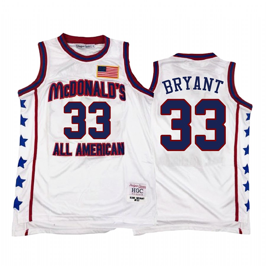 Kobe Bryant 1996 McDonald's All-American Limited Edition White Jersey Lakers