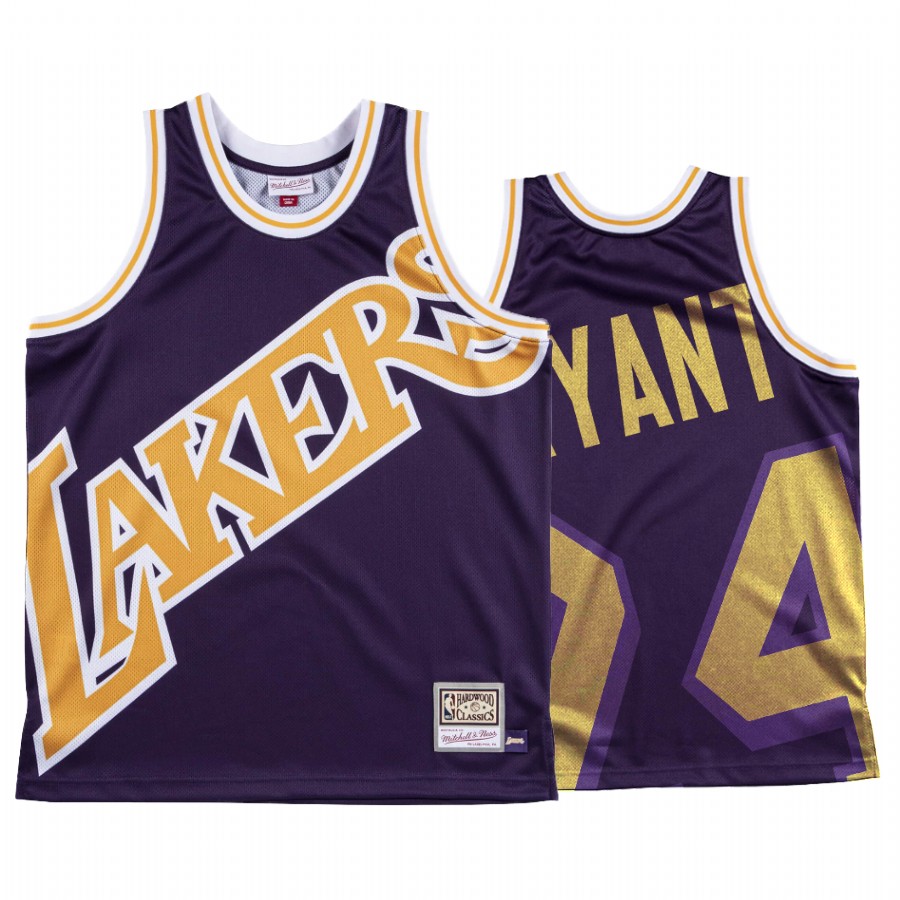 Kobe Bryant Los Angeles Lakers HWC Purple Big Face #24 Jersey