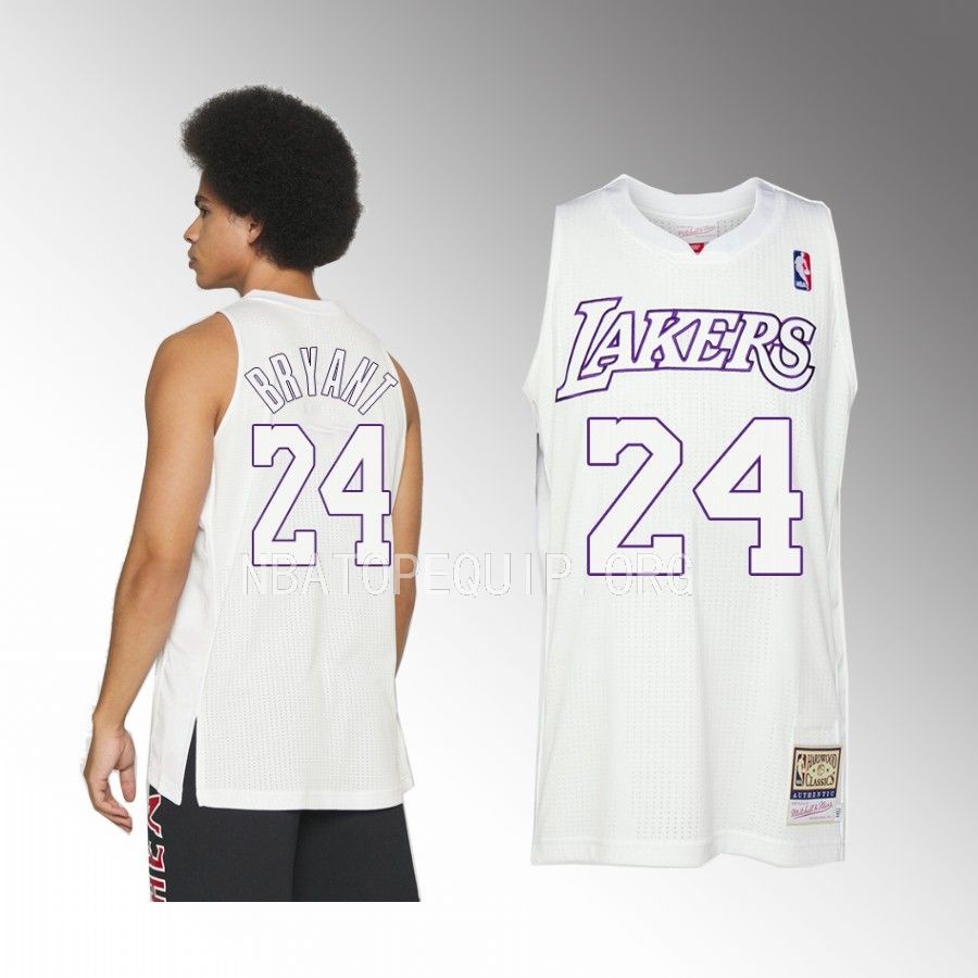 Kobe Bryant Los Angeles Lakers White 2012 Christmas Hardwood Classics #24 Jersey