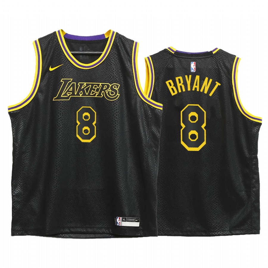Kobe Bryant Los Angeles Lakers youth Black Mamba Inspired City Jersey