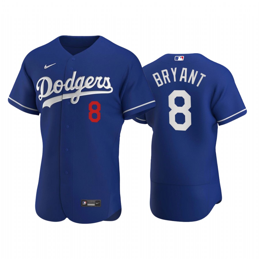 Kobe Bryant MLB Dodgers Los Angeles Lakers #8 Royal Jersey Mamba Mentality