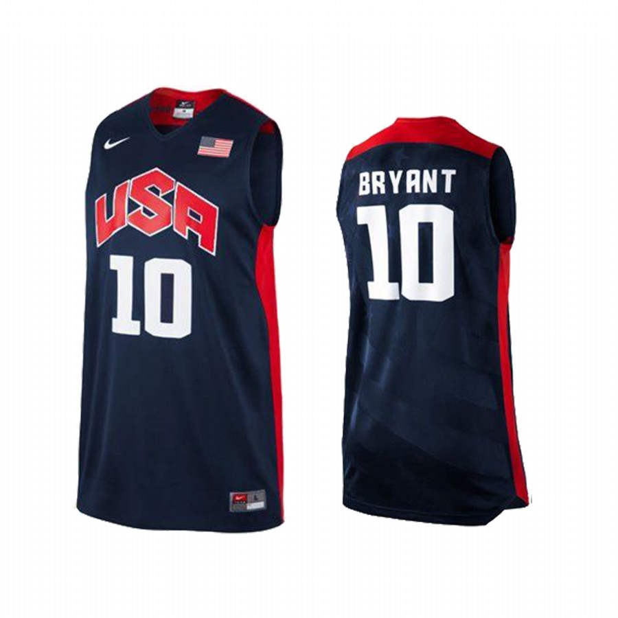 Kobe Bryant USA  #10 Navy 2012 Summer Olympics Limited Jersey