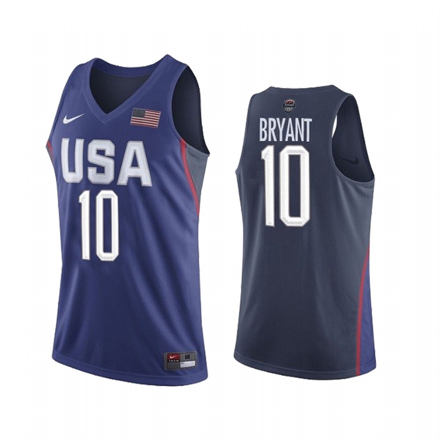 Kobe Bryant USA  #10 Navy 2016 Summer Olympics Limited Jersey