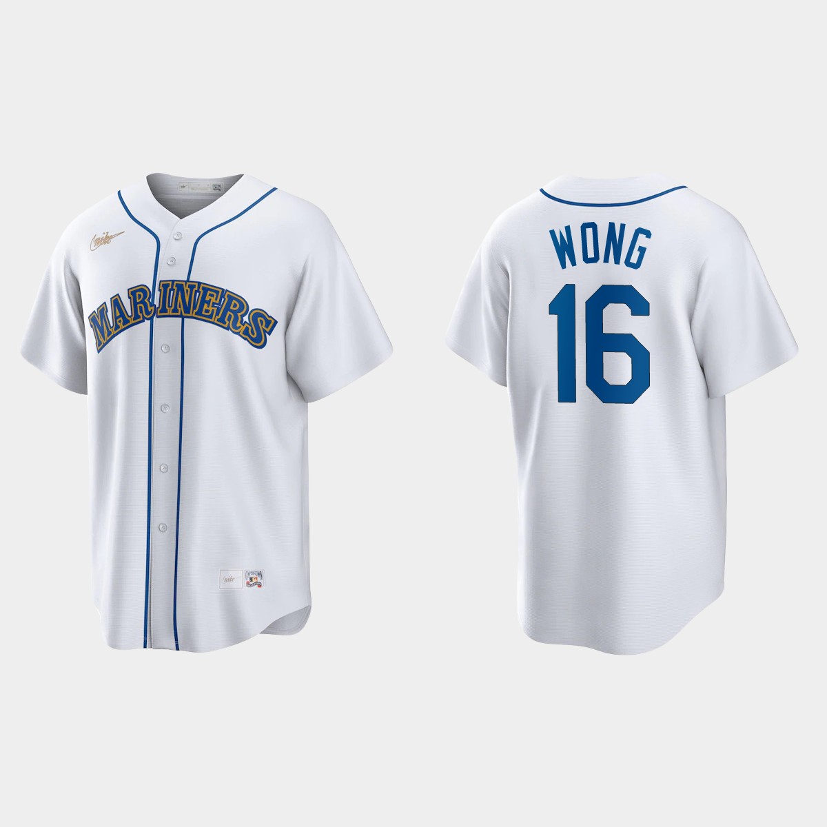 Kolten Wong Seattle Mariners Cooperstown Collection Home Jersey - White