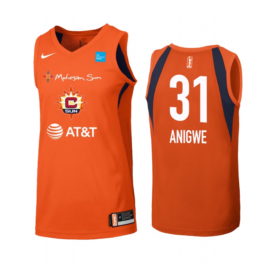 Kristine Anigwe Connecticut Sun WNBA Primary Women's Orange Jersey