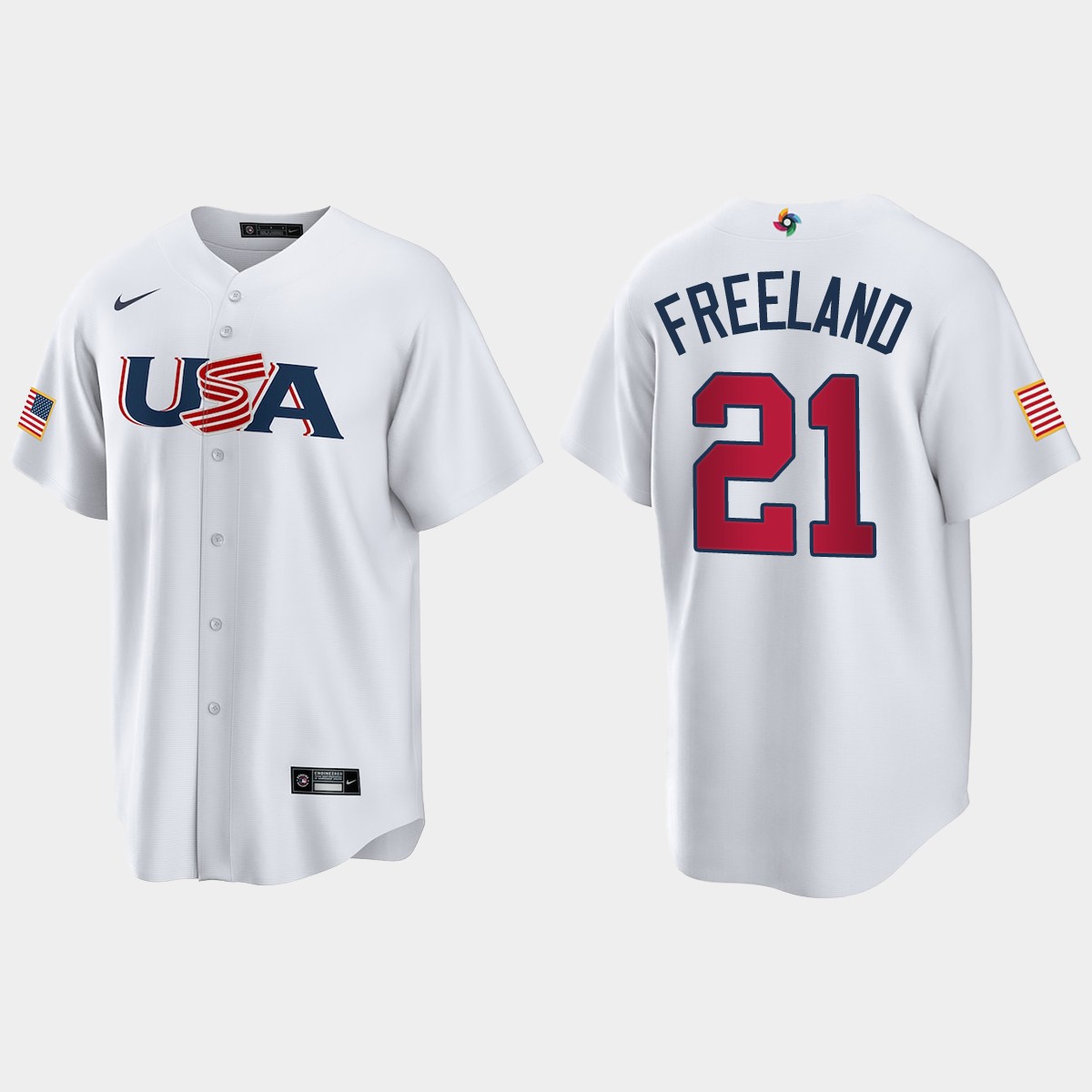 Kyle Freeland USA  2023 World  Classic Jersey - White