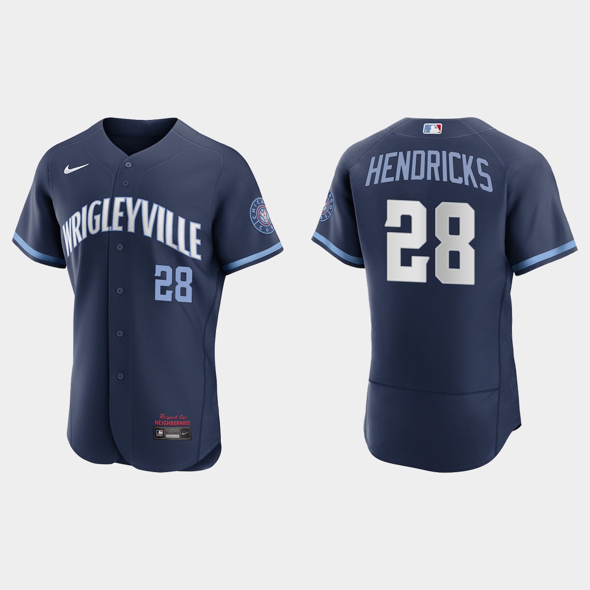 Kyle Hendricks Chicago Cubs 2021 City Connect Jersey - Navy