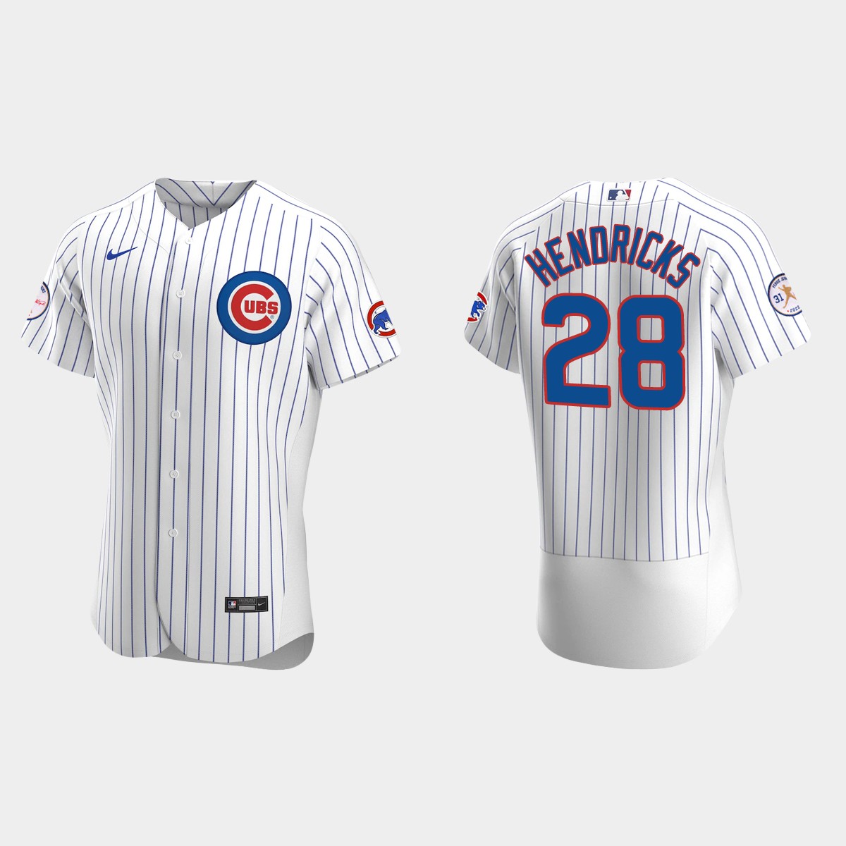 Kyle Hendricks Chicago Cubs Fergie Jenkins Logo Jersey - White